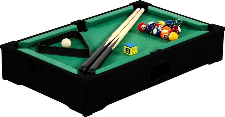 Games Planet Mini pool table NANO + accessories, black