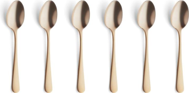 Actual product image Amefa Mocha / espresso spoon set 6 pieces PVD 1410 Austin (6 Piece, Scoops)
