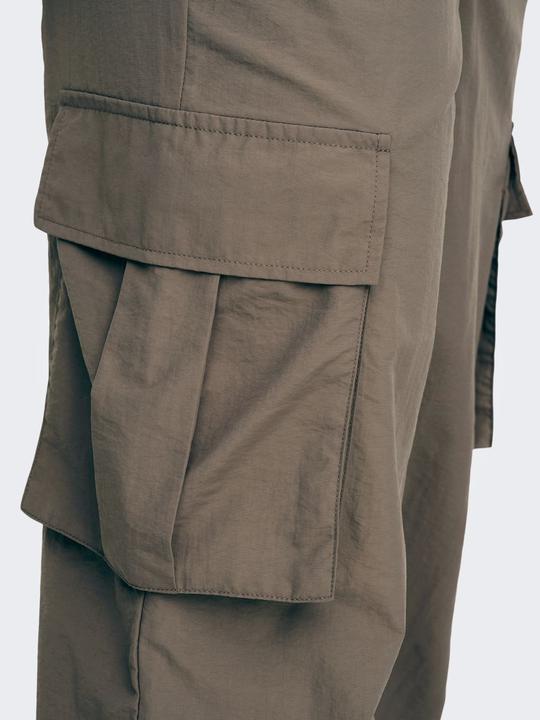 Produktbild JdY Weiter Beinschnitt Mittlere Taille Gummizug Hose Cargo-Hose (S)