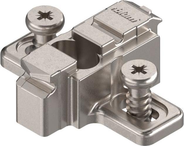 Actual product image Blum Plaques de montage cruciforme CLIP montage d'angle