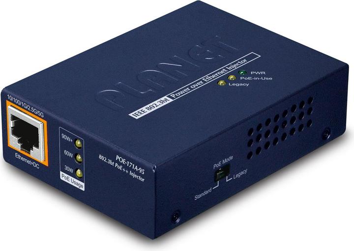 Productafbeelding Planet POE-171A-95 Netwerkschakelaar Gigabit Ethernet (10/100/1000) Power over Ethernet (PoE) (2 Havens)
