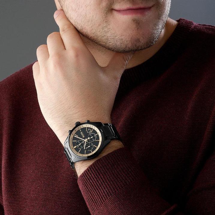 Actual product image Hugo Boss MEN'S 1513578 - GRAND PRIX (zh022a) (Chronograph, 44 mm)