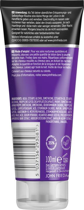 Actual product image John Frieda Repair & Renew Night Lotion (100 ml)