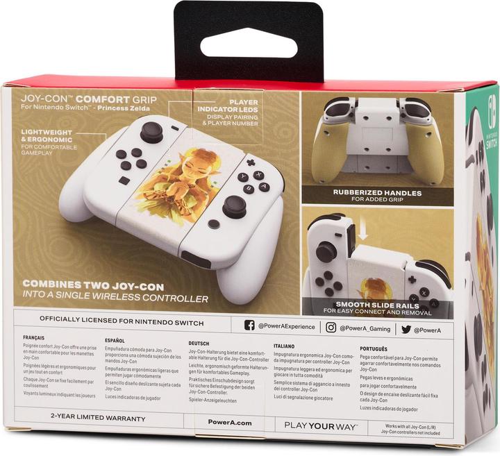 Actual product image PowerA Joy-Con Comfort Grip for Nintendo Switch - Princess Zelda (Switch, Switch OLED)
