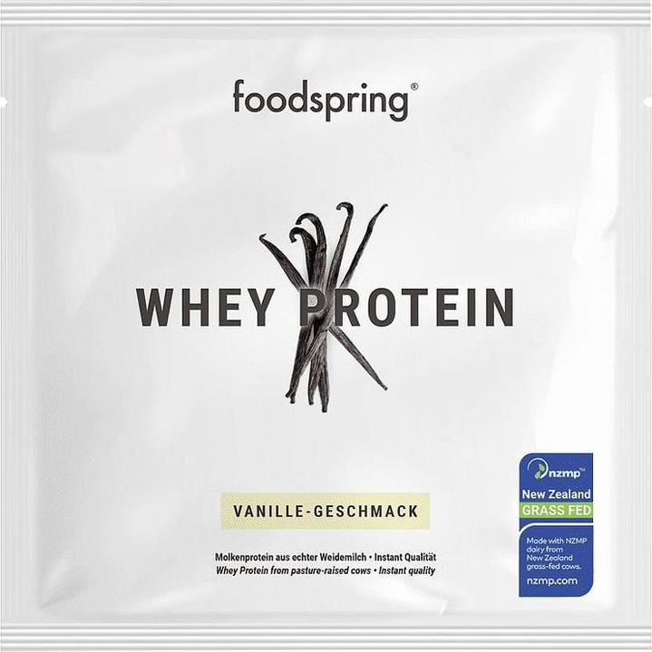 Actual product image Foodspring Whey (Vanilla, 1 pcs., 30 g)