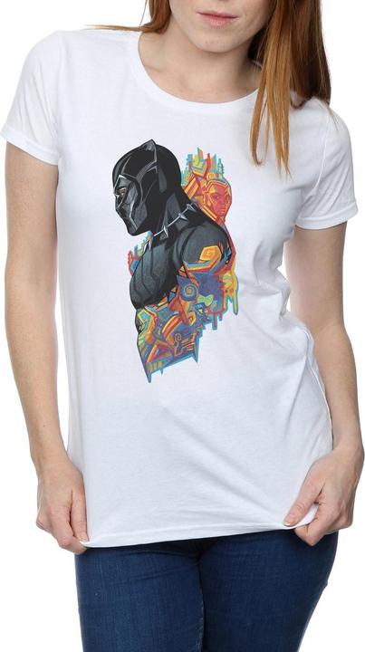 Produktbild Schwarzer Panther Profil TShirt aus Baumwolle (XL)