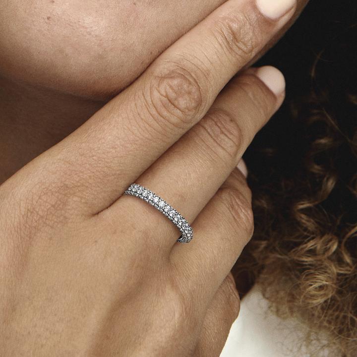 Produktbild Pandora Timeless Einreihiger Pavé Ring (58, 925 Silber)