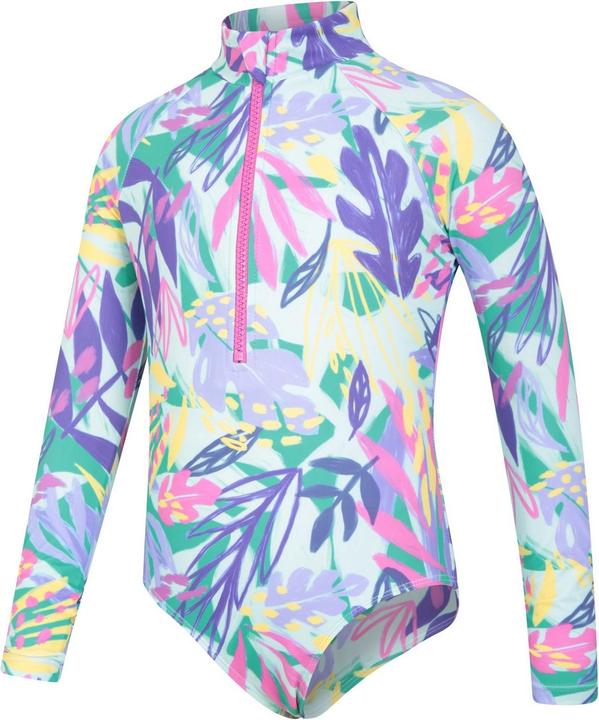 Actual product image Mountain Warehouse Childrens/Kids Mira Rash Guard Swimsuit (116)