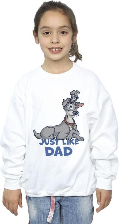 Immagine prodotto Disney Lady And The Tramp Just Like Dad Felpa Ragazze (140, 146)