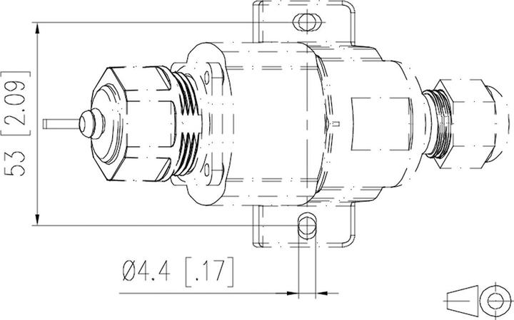 Produktbild Metz Connect E-DAT Industry - Wanddose - geeignet für Wandmontage (Kabel Zubehör)
