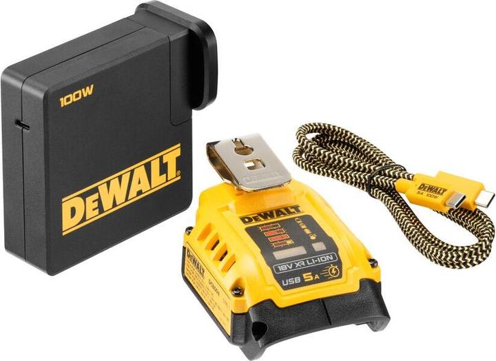 Image du produit DeWalt MŁADOWARKA / ADAPTATEUR USB +2x5,0Ah POWER STACK (18 V)