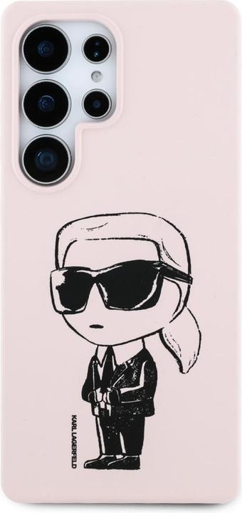 Actual product image Karl Lagerfeld Silicone Graffiti Ikonik Printed Logo MagSafe Case for Samsung Galaxy S25 Ultra - Pin (Samsung Galaxy S25 Ultra)