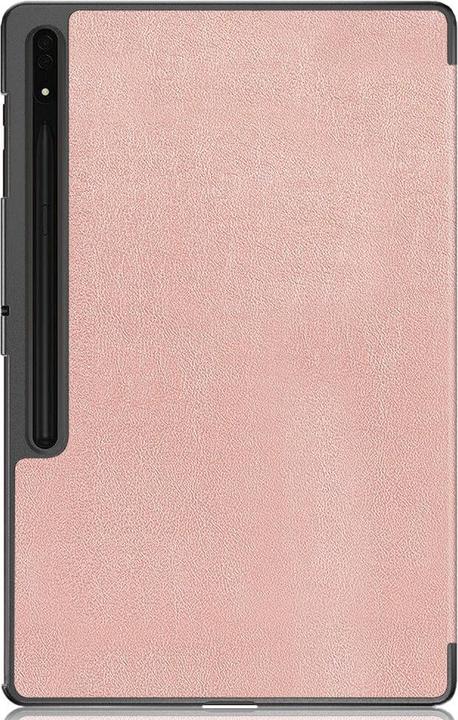 Actual product image Cover-Discount Galaxy Tab S9 Ultra - Tri-fold Smart Case rose gold (Galaxy Tab S9 Ultra)