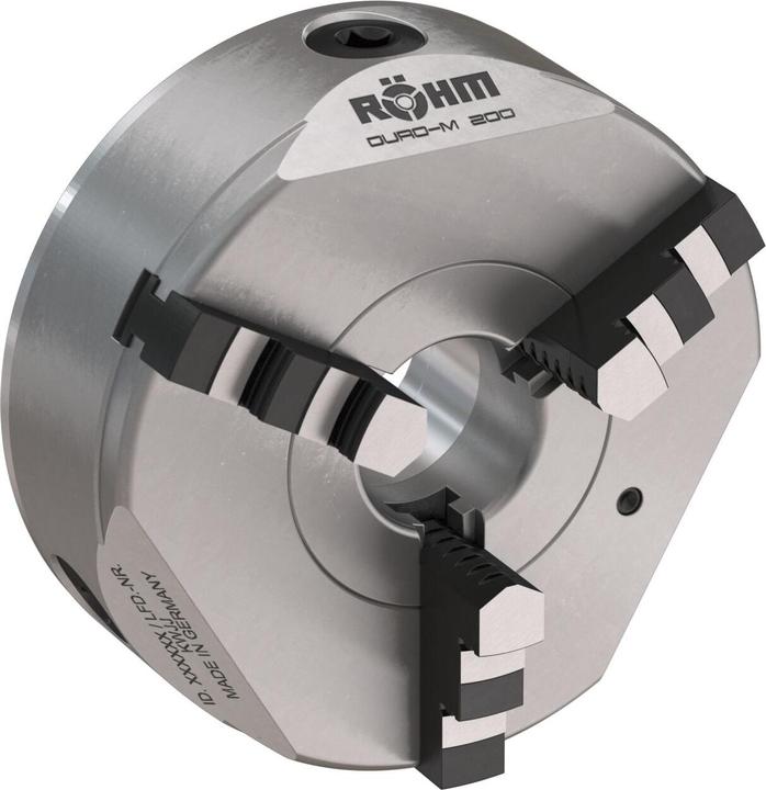 Actual product image Röhm 3-jaw chuck, DURO-M-200/3 KK5, ID 185505, drilling and turning jaws