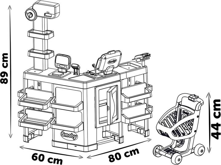 Immagine prodotto Smoby Maxi supermercato con carrello 350242