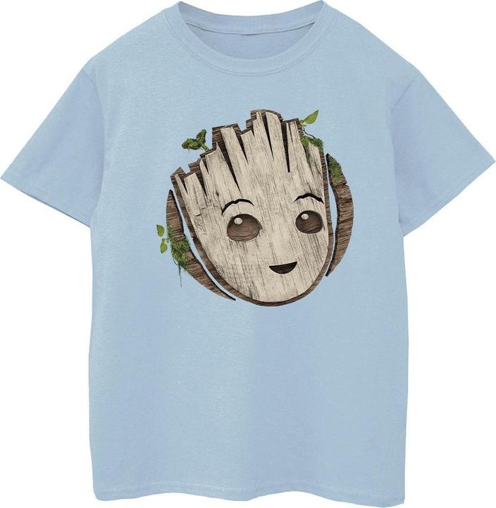 Produktbild I Am Groot Wooden Head TShirt Mädchen (152, 158)