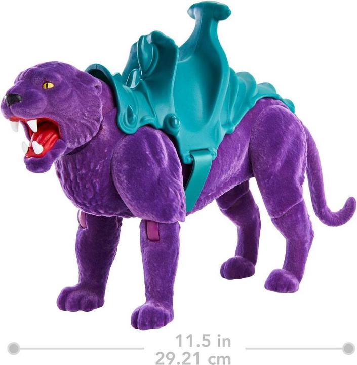 Immagine prodotto Mattel Masters of the Universe Origins Panthor in versione flocked da collezione esclusiva