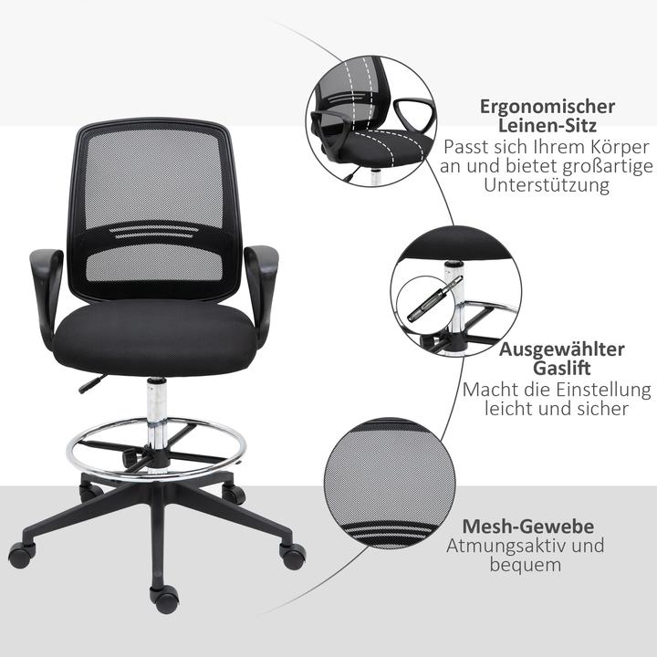 Produktbild Vinsetto Bürostuhl