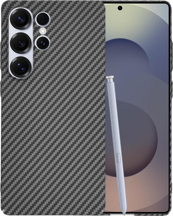 Actual product image Techsuit - Carbonite FiberShell - Samsung Galaxy S25 Ultra - Black (Samsung Galaxy S25 Ultra)