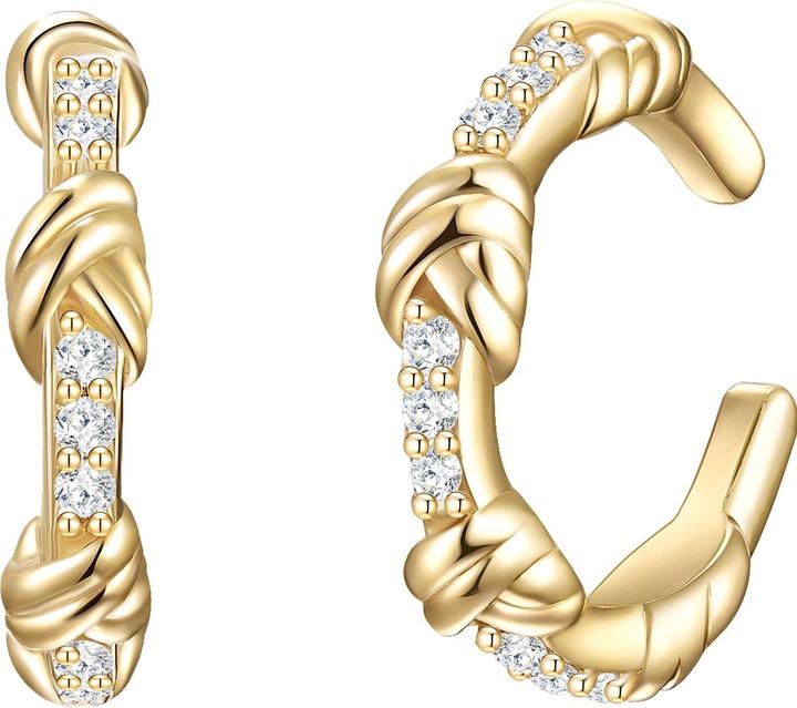 Glanzstücke München Damen Sterling Silber Zirkonia gelbgold - 24465 (Sterling Silber)