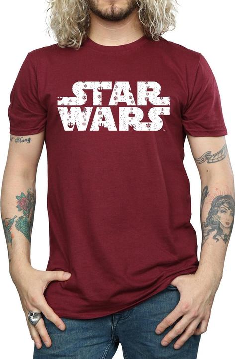 Immagine prodotto Star Wars Christmas Logo Maglietta Uomo (XXL)