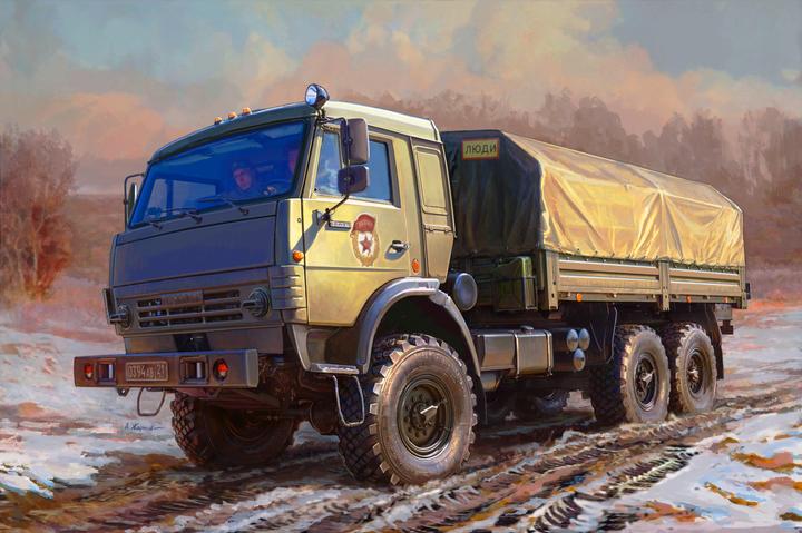 Immagine prodotto Zvezda Camion russo a 3 assi K-5350 Mustang