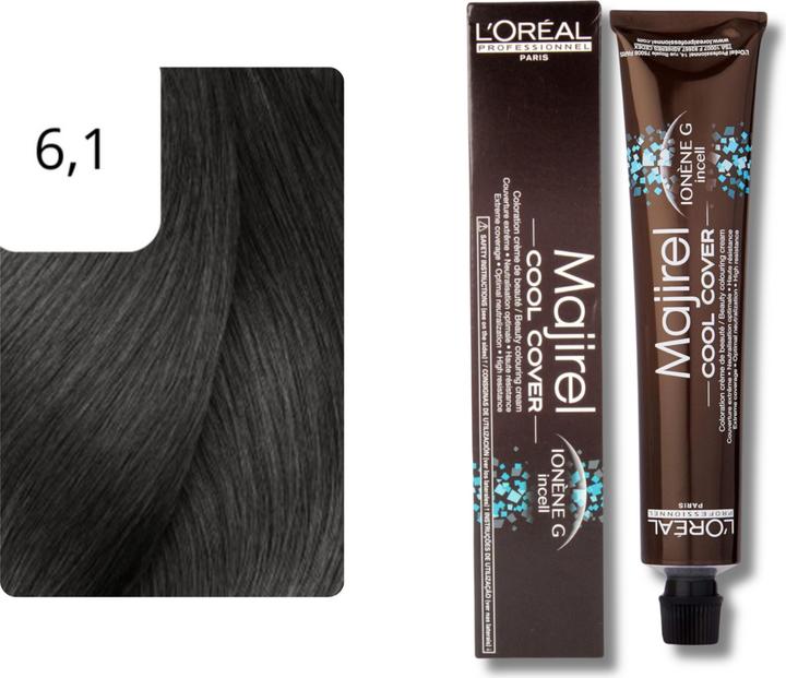 Actual product image L'Oréal Professionnel Majirel Cool Cover Hair Color (6.1 Dark blonde ash)