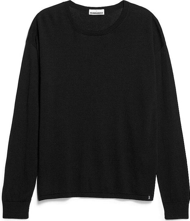 Produktbild Armedangels Laarni Pullover Long Sleeve Black (XS)