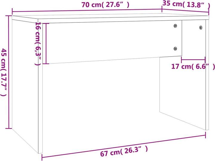 Immagine prodotto VidaXL Milakhna (74,5 x 40 x 141 cm)
