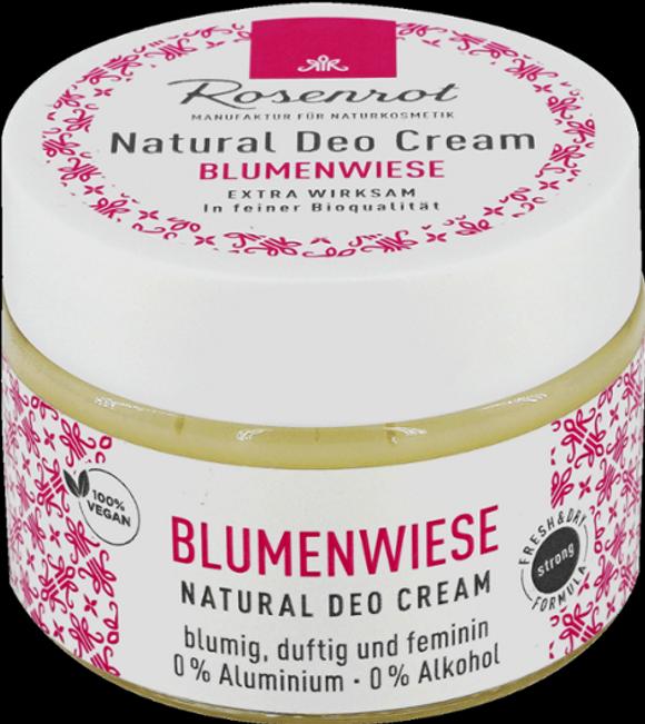 Produktbild Rosenrot Deo Creme BLUMENWIESE (Roll-on)