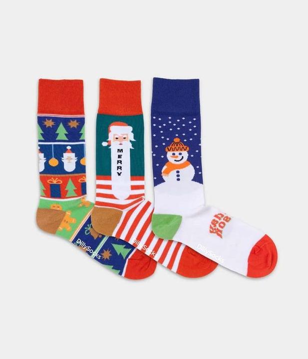 Immagine prodotto DillySocks I preferiti di Babbo Natale (confezione da 3, 41 - 46)
