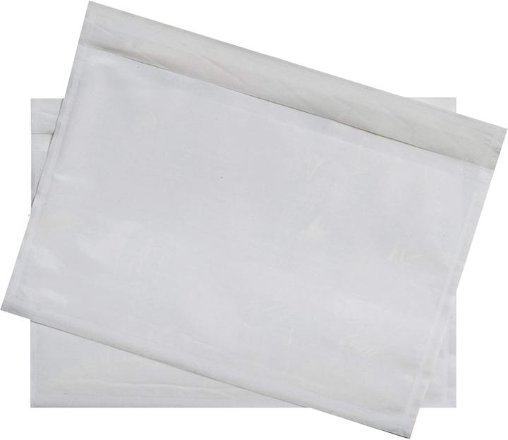 Image du produit Netuno C6 Lieferscheintaschen transparent, selbstklebend (1000 Stück)