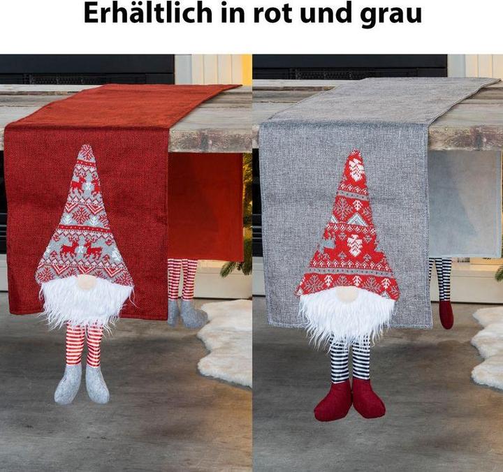 Image du produit Hermex Tischläufer mit Wichteln (33 x 208 cm)