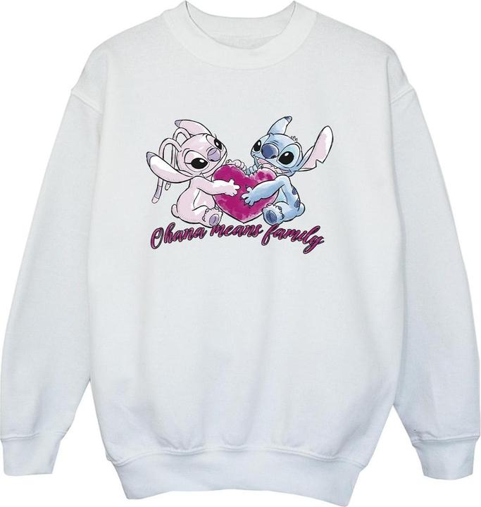 Immagine prodotto Disney Lilo And Stitch Ohana Heart With Angel Felpa Ragazzi (152, 158)