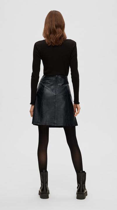 Produktbild Selected Femme Mini Lederrock (42)