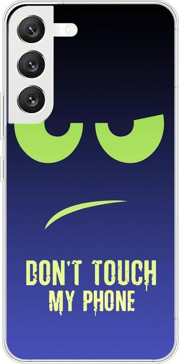 Dont Touch My Phone Grün Blau
