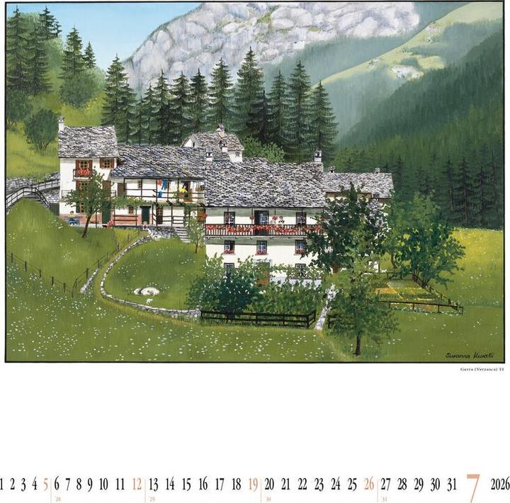 Image du produit Calendrier illustré SUSANNA fermes peintes (Couverture rigide)