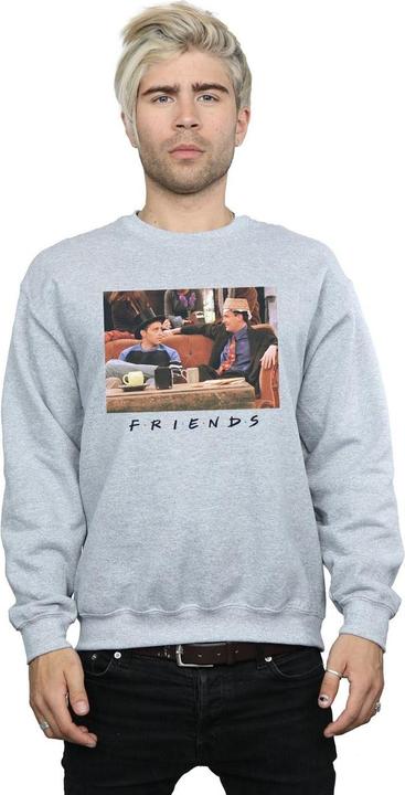 Actual product image Friends Mens Joey And Chandler Hats Sweatshirt (L)