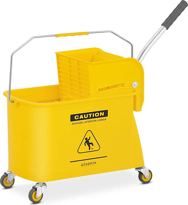 Immagine prodotto Ulsonix Carrello pulizie professionale con secchio lavapavimenti e strizzatore - 20 L