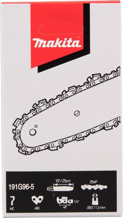 Immagine prodotto Makita 191G96-5 Catena per seghe 25cm 1,3mm 1/4 HM (Motosega, Sega a catena)