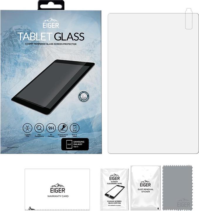 Produktbild Eiger Mountain Glass Clear (1 Stück, Galaxy Tab S9, Galaxy Tab S8, Galaxy Tab S9 FE, Galaxy Tab S7)