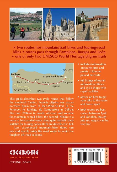 Produktbild Cycling the Camino de Santiago (Englisch, Mike Wells, 2021)