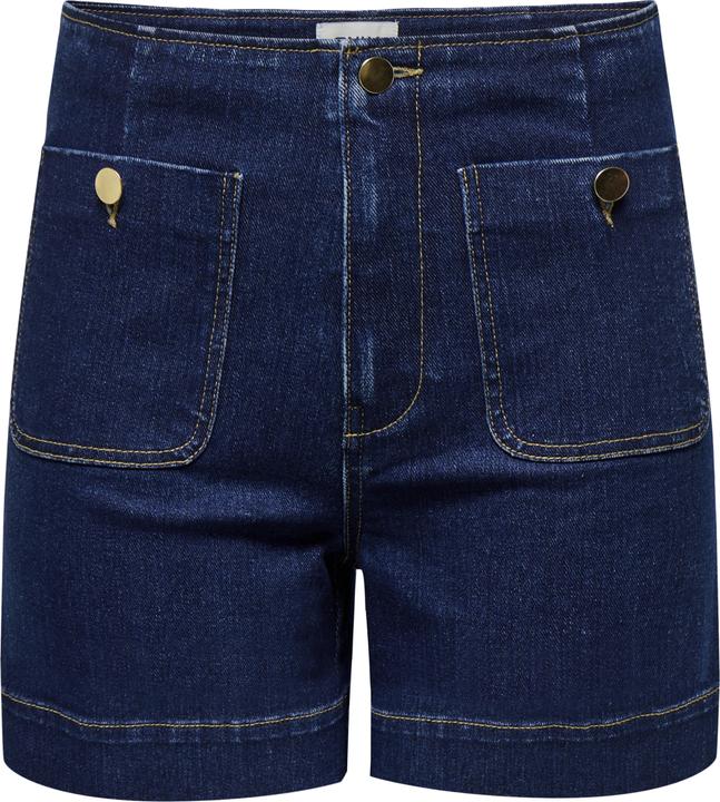 Only ONLMADELINE Hohe Taille Normal geschnitten Jeans-Shorts Jeans-Shorts