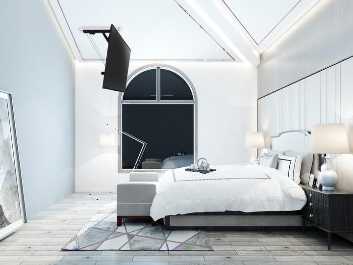 Actual product image Multibrackets Ceiling mount 32" - 70", motorized, black (Ceiling, 70", 35 kg)