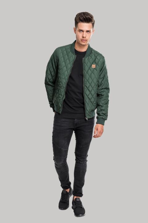 Actual product image Urban Classics Diamond Quilt Nylon Jacket (XL)