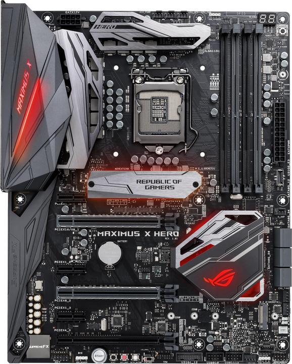 Actual product image ASUS Rog Maximus X Hero (LGA 1151, Intel Z370, ATX)
