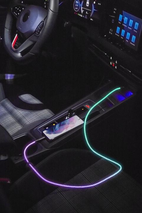 Produktbild Ansmann USB-A / USB-C Kabel mit LED Beleuchtung 100cm 1700-0158 (1 m, USB 3.0)