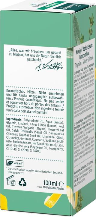 Produktbild Kneipp Bade-Essenz Bronchialbad (100 ml, Badeöl)