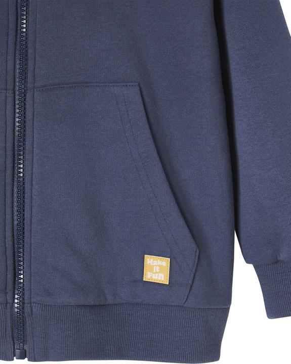 Actual product image Vertbaudet Boys' hooded sweat jacket (86)
