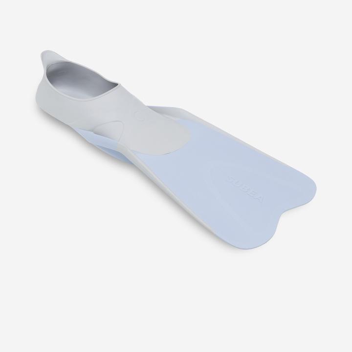 Produktbild Subea Schnorchel-Set Flossen Maske Schnorchel Erwachsene - 100 grau